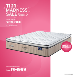 [Online Exclusive] Orthorest SuperBack Comfort Mattress